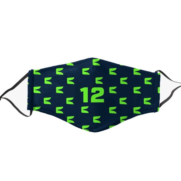 Navy 12 Face Mask - Picture 1 of 6
